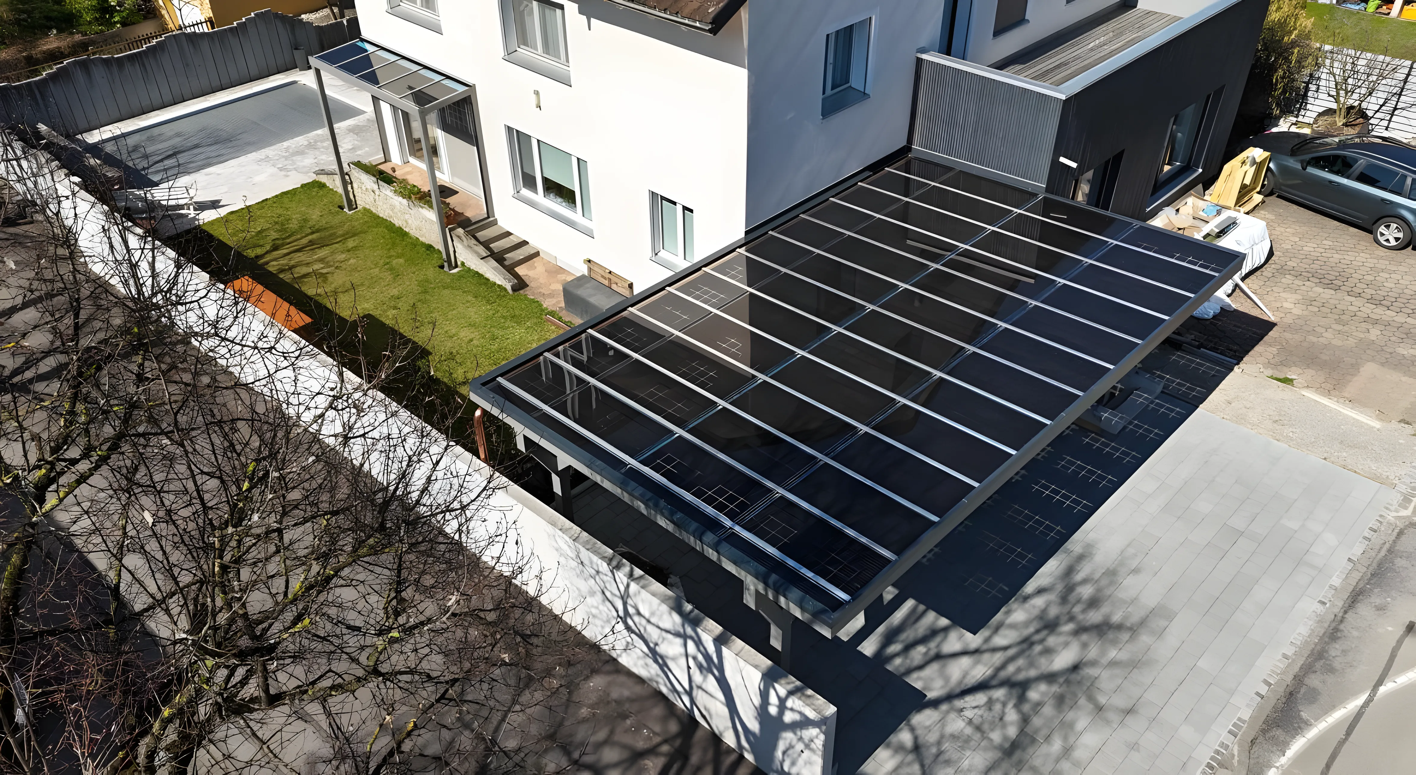 Solarüberdachung Referenzprojekt