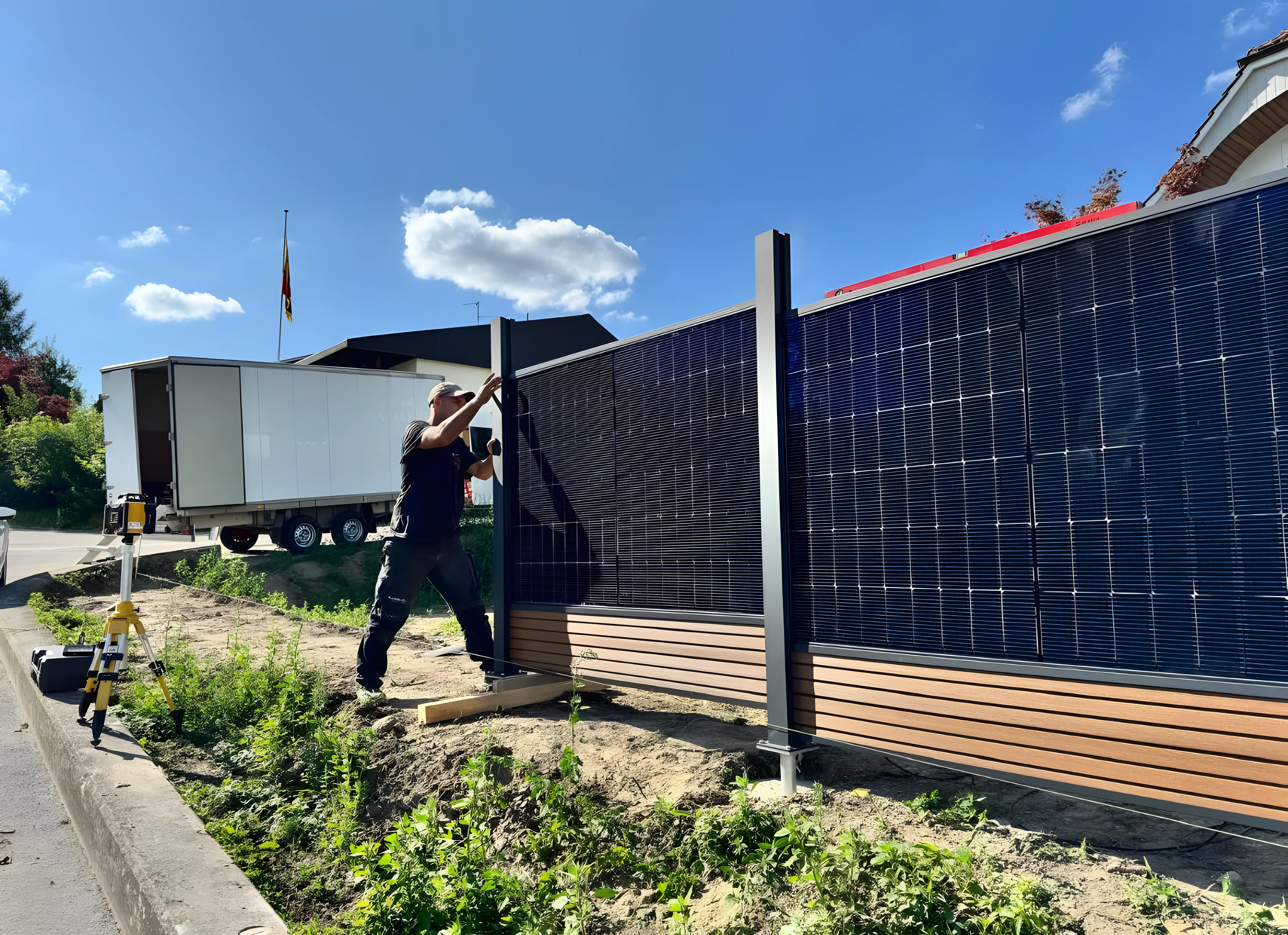 Solarzaun Referenzprojekt